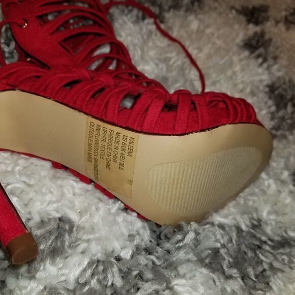 BRAND NEW SHOEDAZZLE ANKLE STRAP OPEN TOE HIGH HEEL STILETTOS SANDAL - Picture 12 of 16